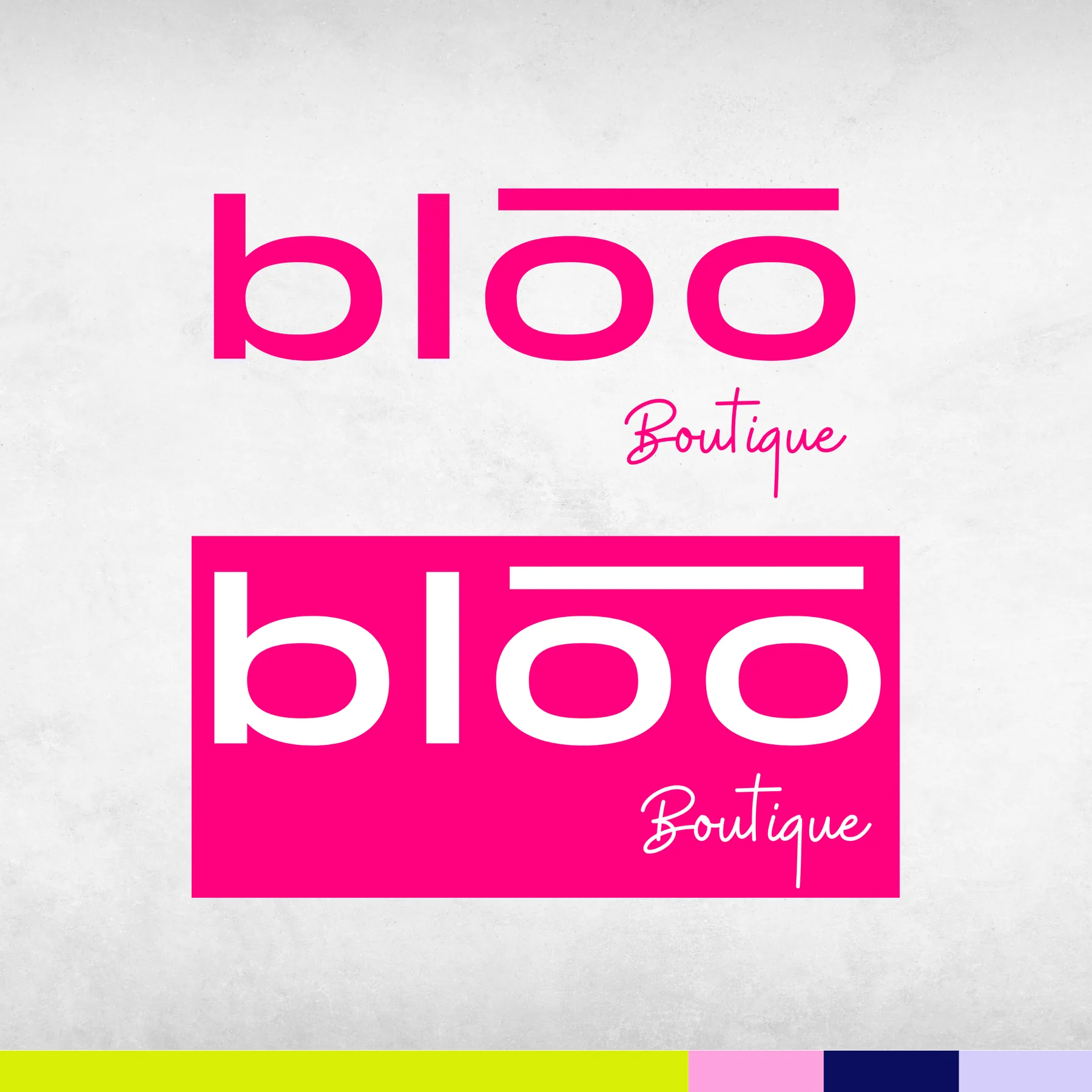 bloo Boutique logo design
