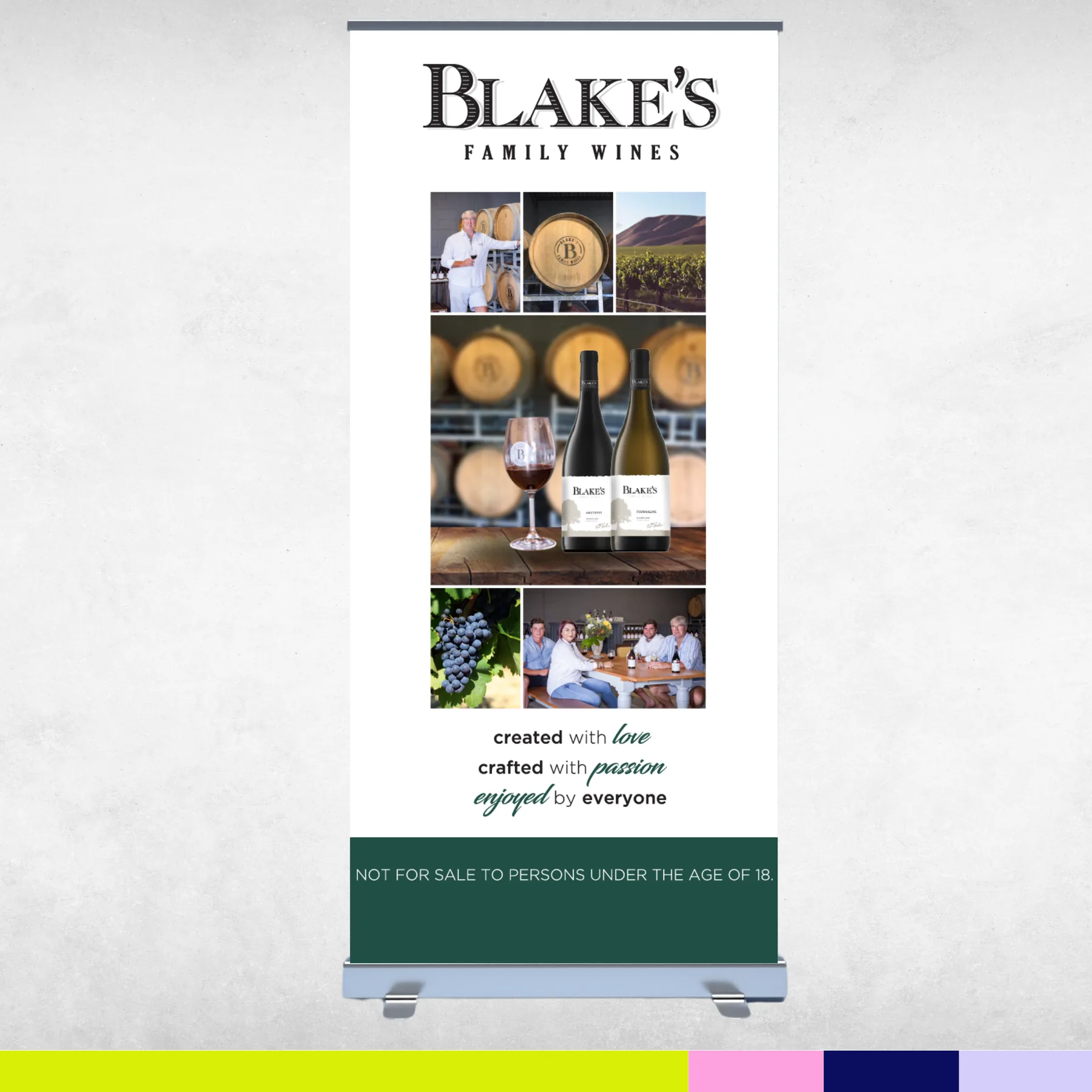 Blake's Family Wines brand design