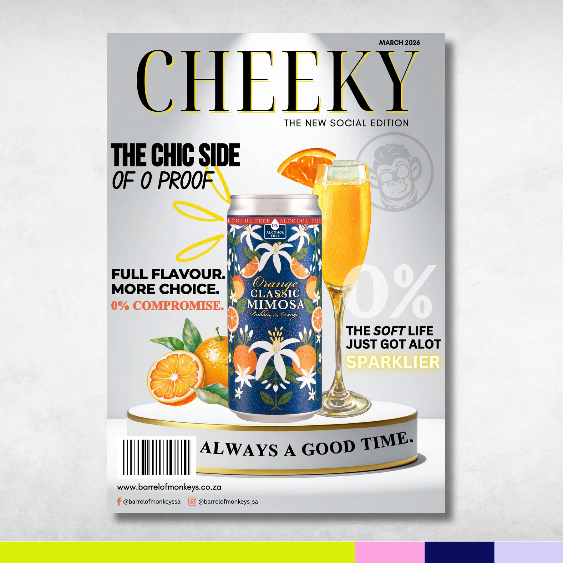 Cheeky Cocktails campaign poster design