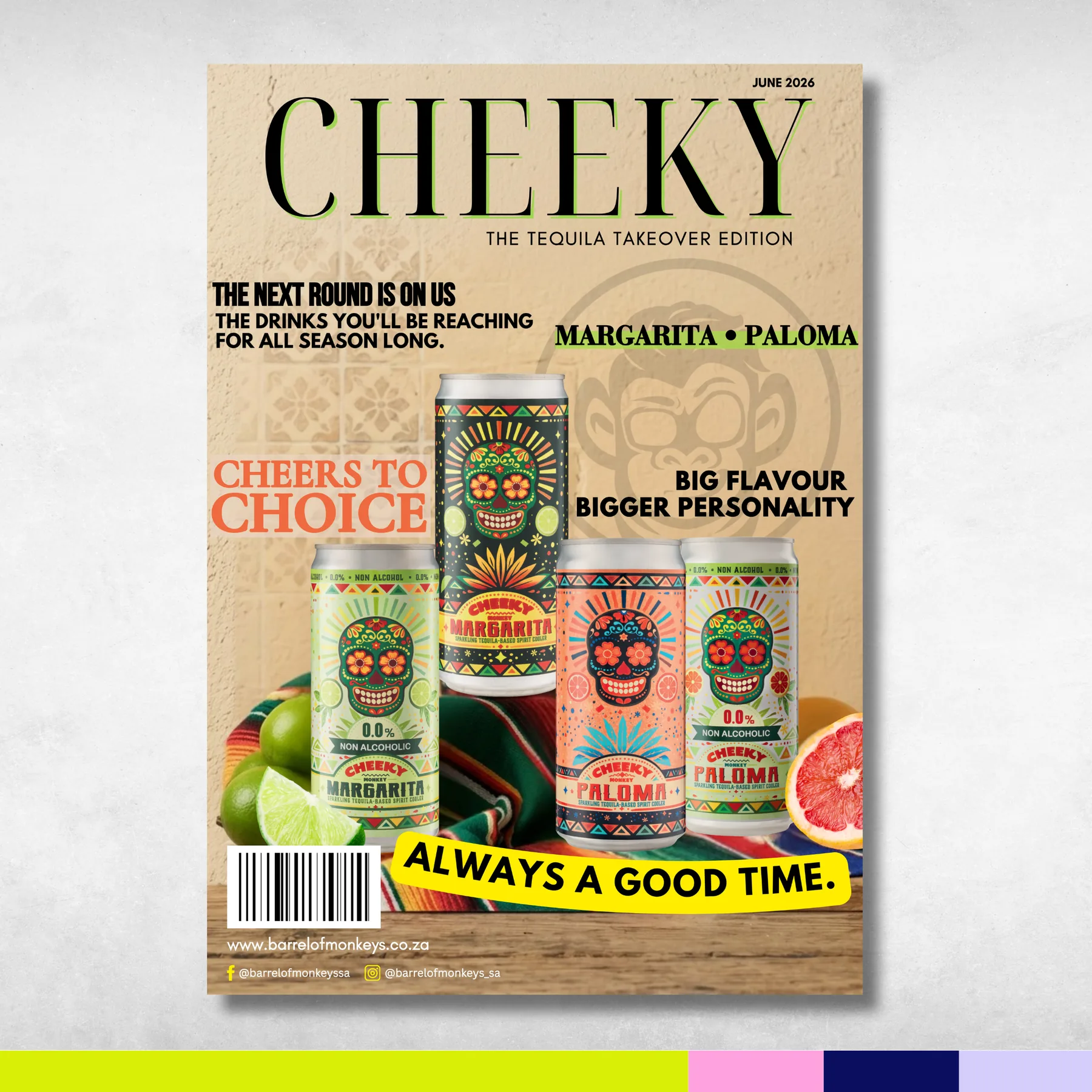 Cheeky Cocktails campaign poster design