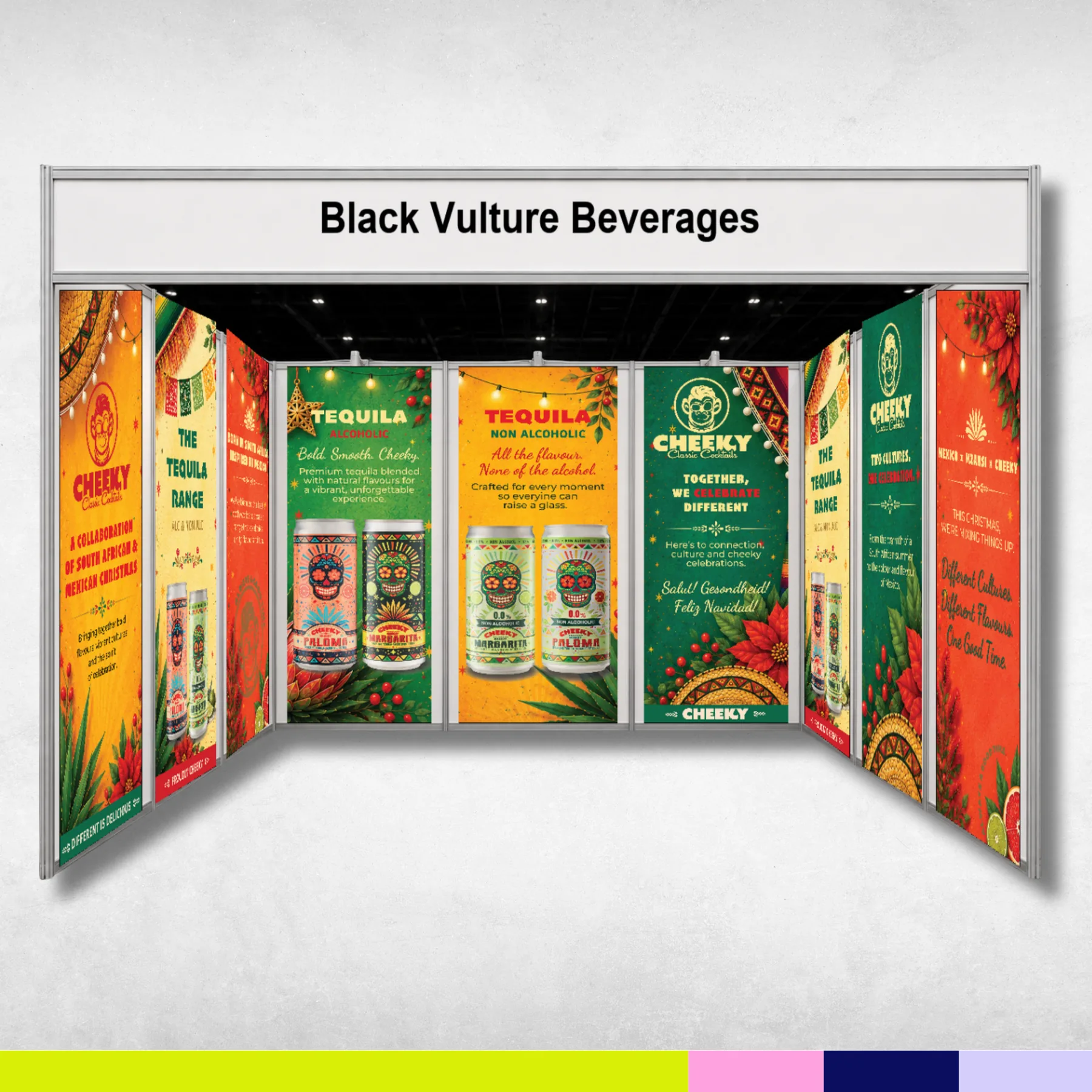 Black Vulture Beverages exhibition design