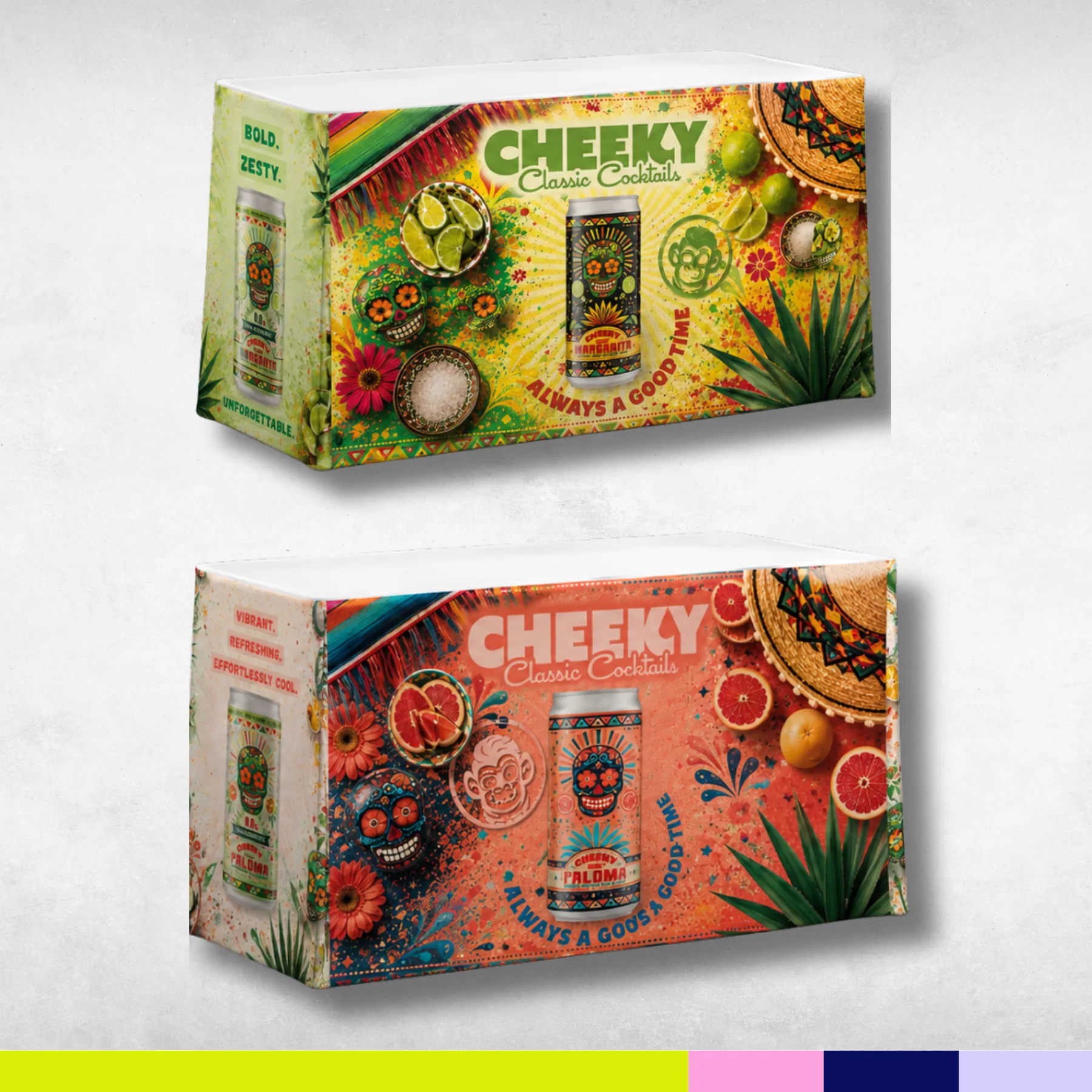 Cheeky Cocktails packaging design