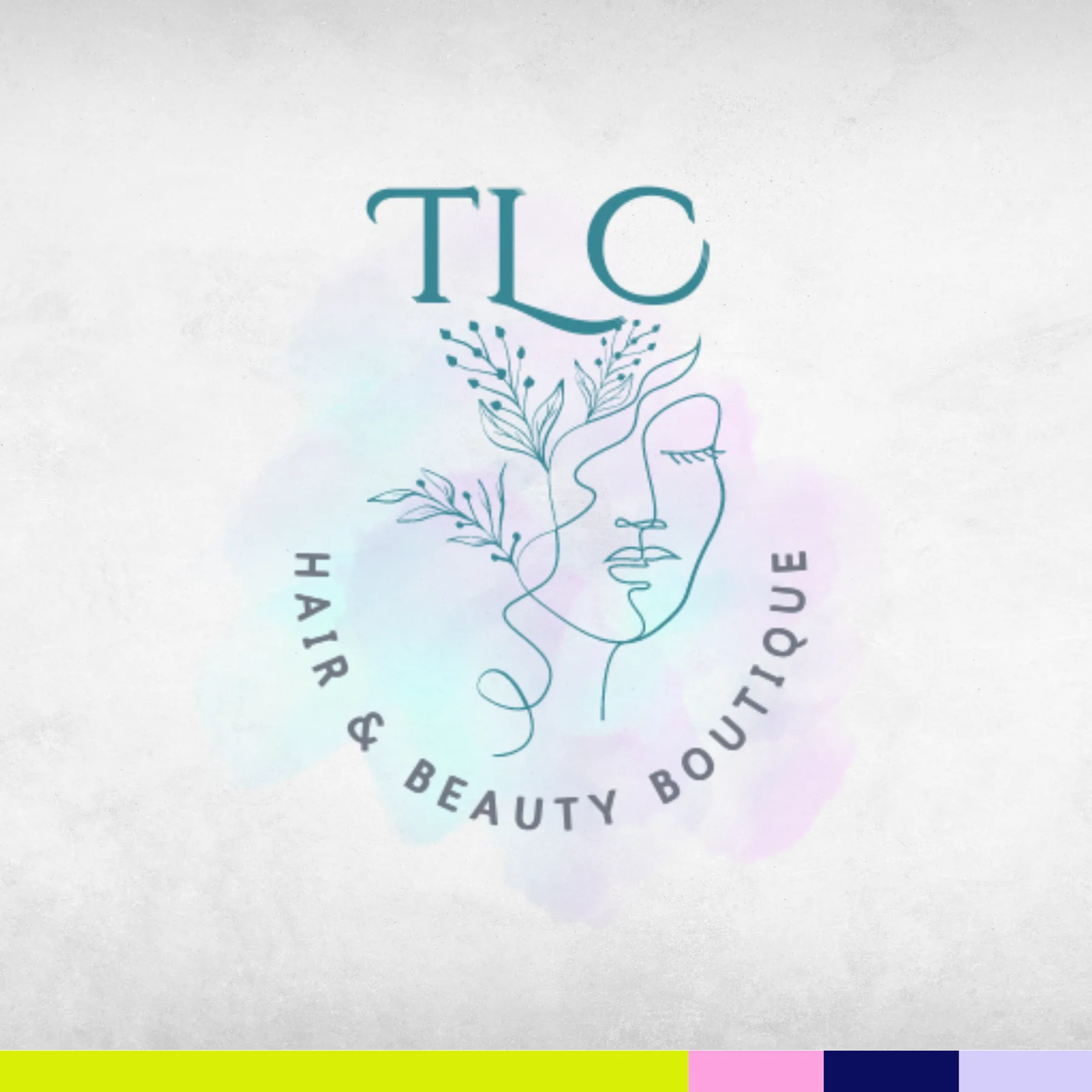 TLC Hair and Beauty Boutique logo design
